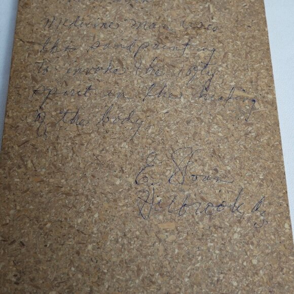 Vintage Navajo "Hunchback Medicine Man" Art With Tribal Figure Design 12" x 6" - Picture 7 of 10